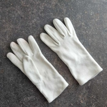 La Solderie suisse - Gants polaires blancs pour femme