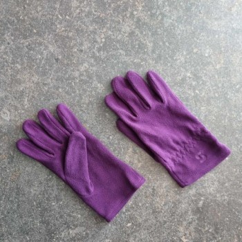 La Solderie suisse - Gants polaires mauves pour femme