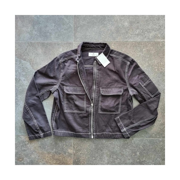 La Solderie suisse - Veste noire jeans H&M pour garçon