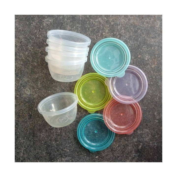La Solderie suisse - Lot de 5 bols avec couvercles