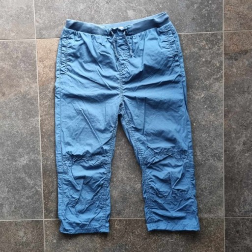 La Solderie suisse - Pantalon bleu en tissus Vertbaudet