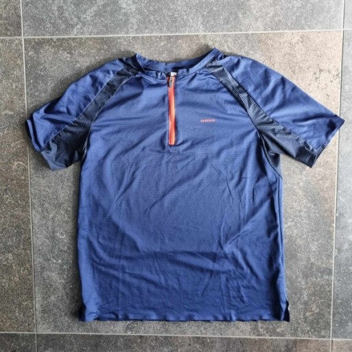 La Solderie suisse - T-shirt sport bleu Quechua