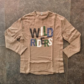 La Solderie suisse - T-shirt kaki Wild Riders