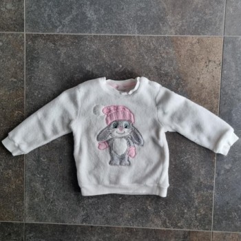 La Solderie suisse - Pull doux blanc Smile taille 86