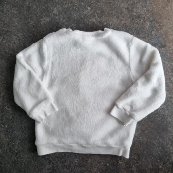 La Solderie suisse - Pull doux blanc Smile taille 86