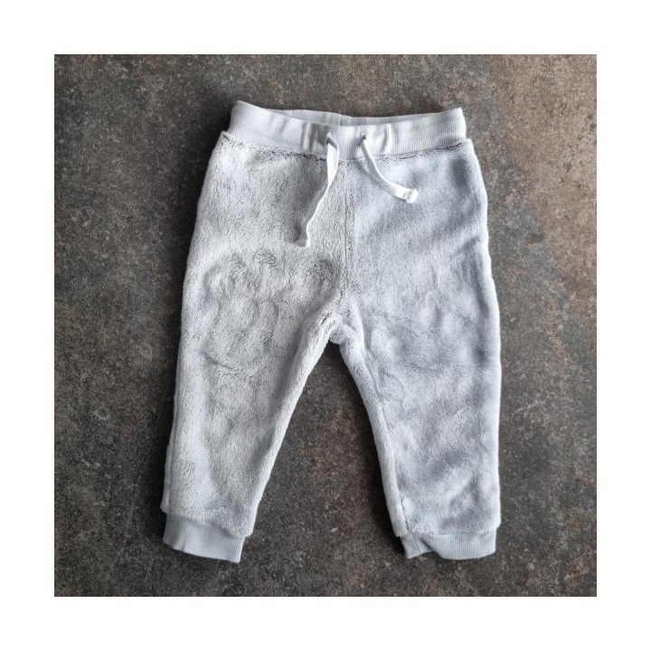 La Solderie suisse - Pantalon doux gris Smile taille 86