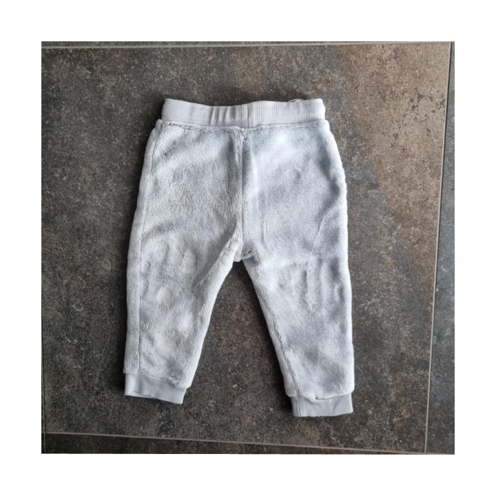 La Solderie suisse - Pantalon doux gris Smile taille 86