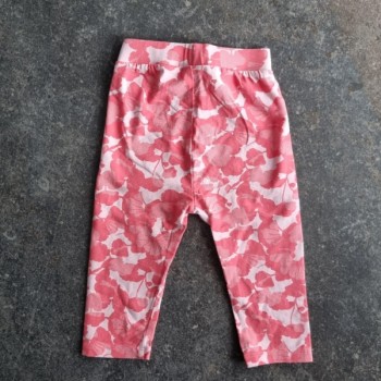 La Solderie suisse - Pantalon fin rose à fleurs Puma taille 86