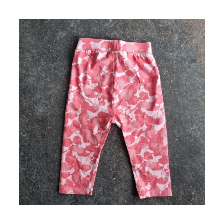 La Solderie suisse - Pantalon fin rose à fleurs Puma taille 86