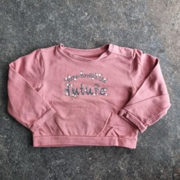 La Solderie suisse - Sweat brun Here Comes the Future Manor taille 86