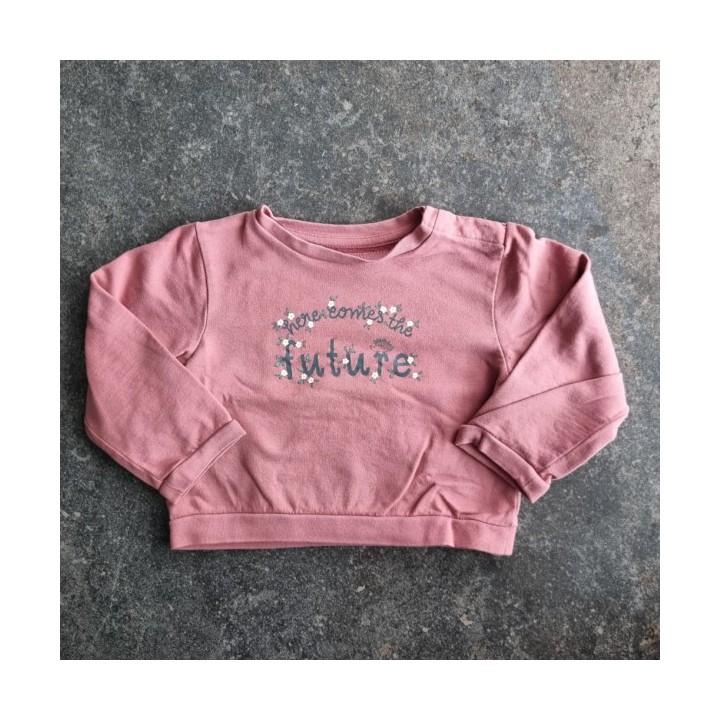 La Solderie suisse - Sweat brun Here Comes the Future Manor taille 86