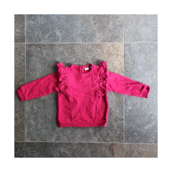 La Solderie suisse - Sweat Bordeau à franges BWKids  taille 86