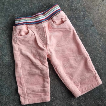 Outlet Suisse – Solderie & Neuf - Pantalon velours côtelé rose Campus