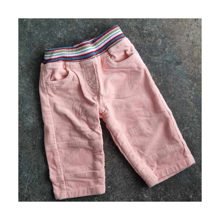 Outlet Suisse – Solderie & Neuf - Pantalon velours côtelé rose Campus