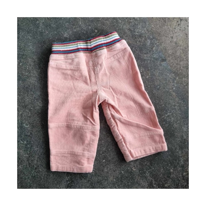 Outlet Suisse – Solderie & Neuf - Pantalon velours côtelé rose Campus