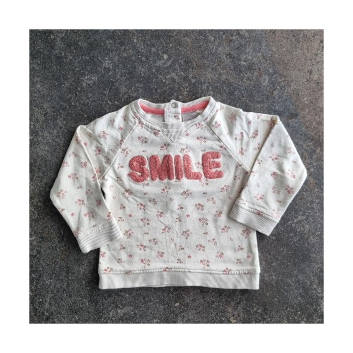 La Solderie suisse - Ensemble pyjama blanc Smile taille 80