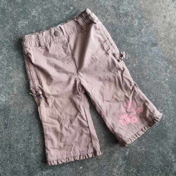 Outlet Suisse – Solderie & Neuf - Pantalon tissus fin brun Kimbaloo