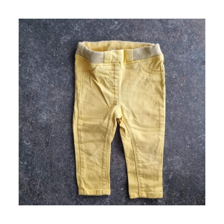 La Solderie suisse -Pantalon jeans jaune Gémo taille 80