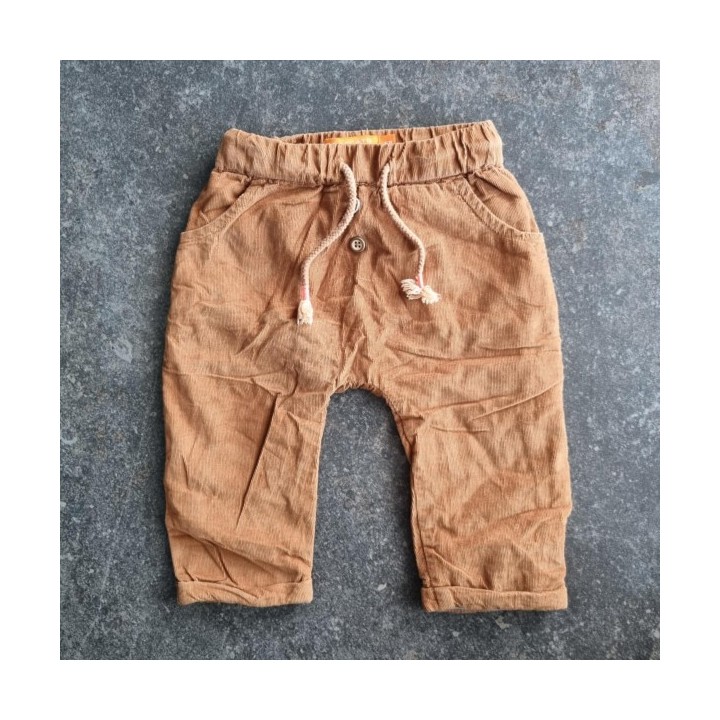 La Solderie suisse - Pantalon tissus beige Staccato taille 68