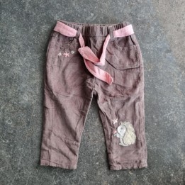 La Solderie suisse - Pantalon tissus brun Smile taille 68