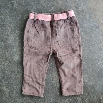 La Solderie suisse - Pantalon tissus brun Smile taille 68