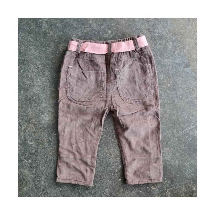 La Solderie suisse - Pantalon tissus brun Smile taille 68