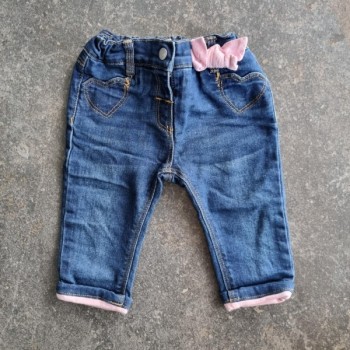 La Solderie suisse - Pantalon jeans bleu Smile taille 68