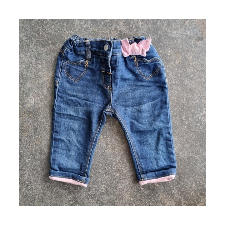 La Solderie suisse - Pantalon jeans bleu Smile taille 68