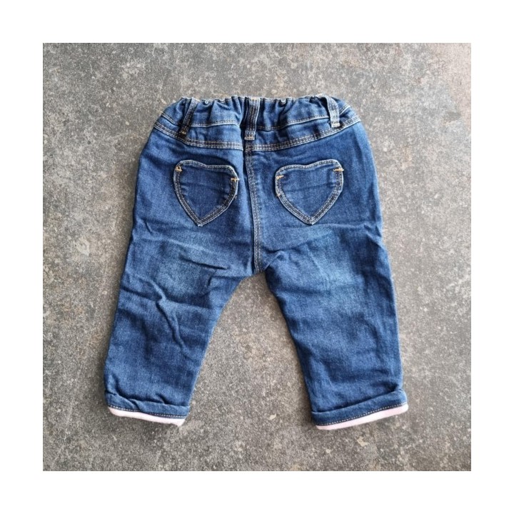 La Solderie suisse - Pantalon jeans bleu Smile taille 68