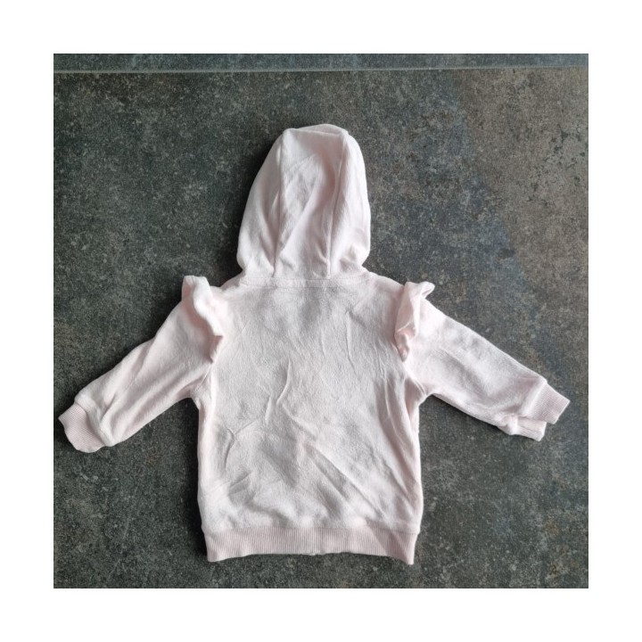 La Solderie suisse - Haut pyjama  rose capuche Smile taille 68