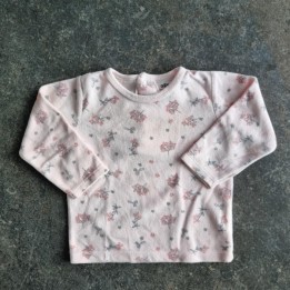 La Solderie suisse - Haut pyjama rose fleurs Gemo taille 86
