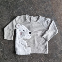 La Solderie suisse - Haut pyjama gris ourson Gemo taille 80