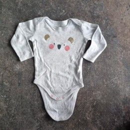 La Solderie suisse - Body gris panda Gemo taille 80