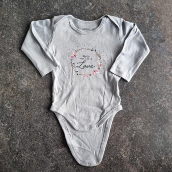La Solderie suisse - Body gris Love Gemo taille 80