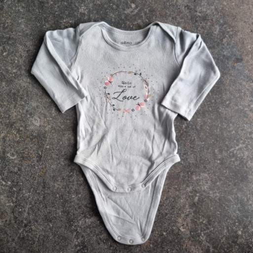 La Solderie suisse - Body gris Love Gemo taille 80