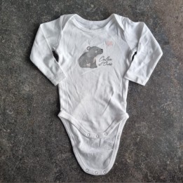 La Solderie suisse - Body blanc câlin d'ours Gemo taille 80