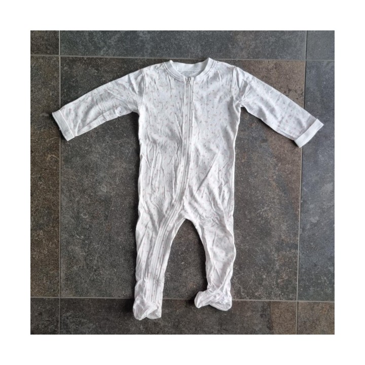 La Solderie suisse - Pyjama blanc feuilles Manor taille 74
