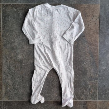 La Solderie suisse - Pyjama blanc feuilles Manor taille 74