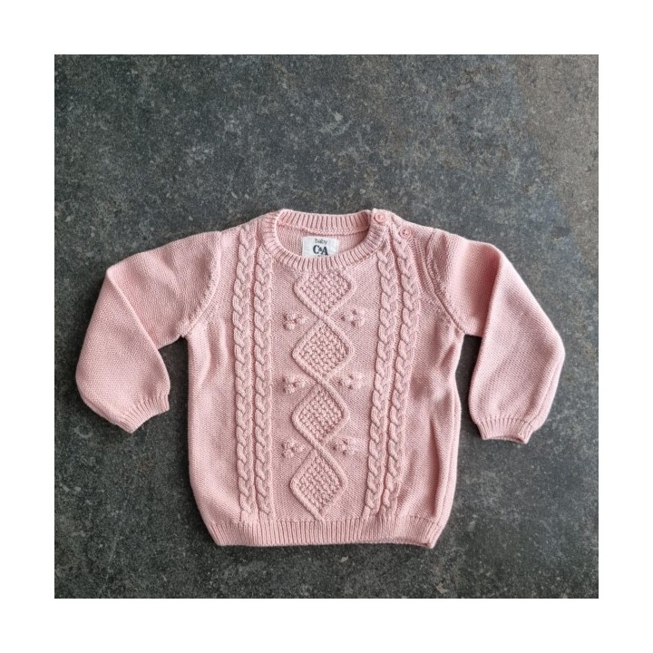 La Solderie suisse - Pull rose Baby Club C&A