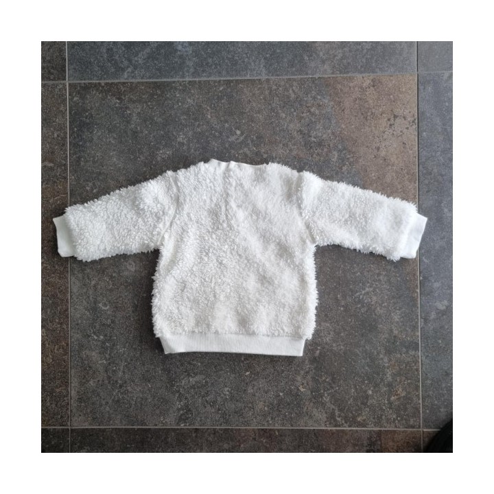 La Solderie suisse - Pull blanc tout doux Creeks