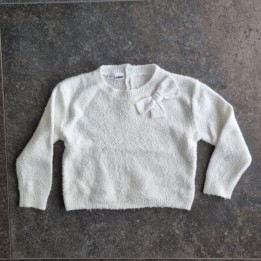 La Solderie suisse - Pull blanc à paillettes IDO