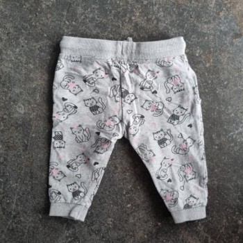 La Solderie suisse - Pantalon gris chatons taille 68