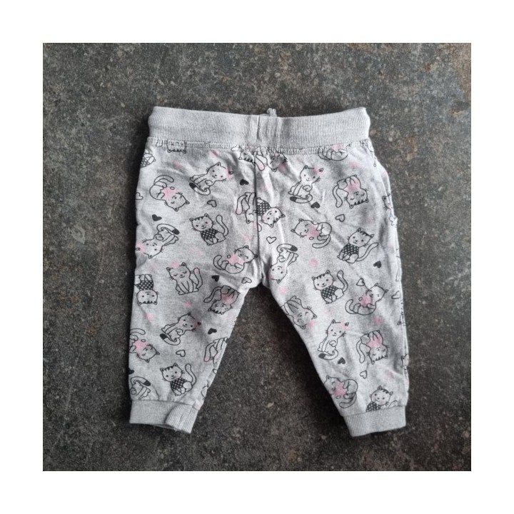 La Solderie suisse - Pantalon gris chatons taille 68