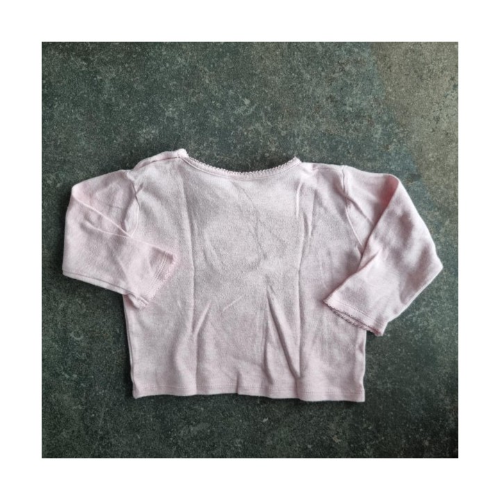 La Solderie suisse - Haut de pyjama rose pingouins Smile taille 92