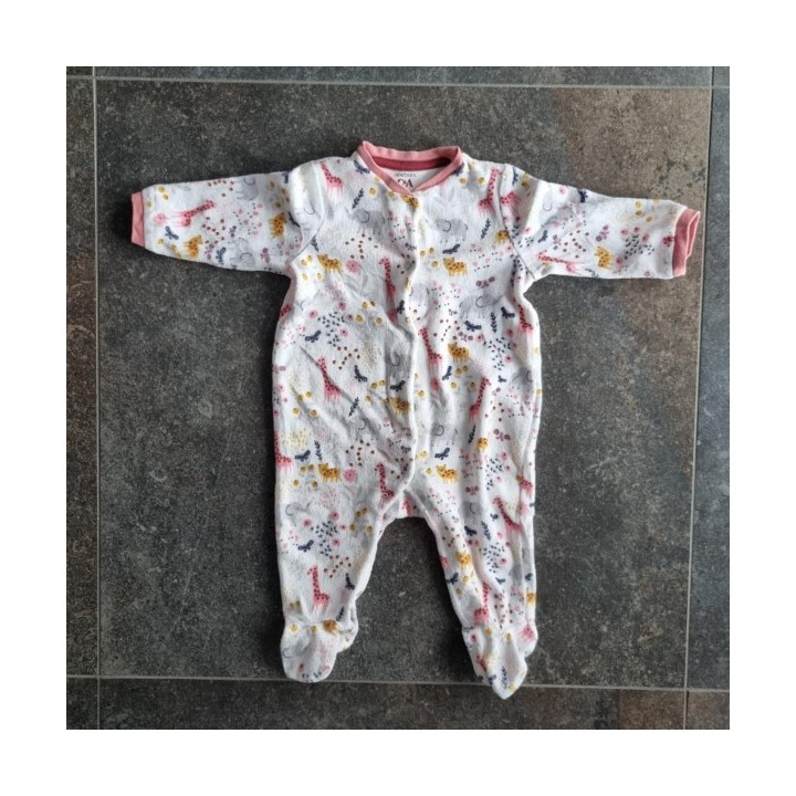 La Solderie suisse - Pyjama blanc animaux C&A taille 68