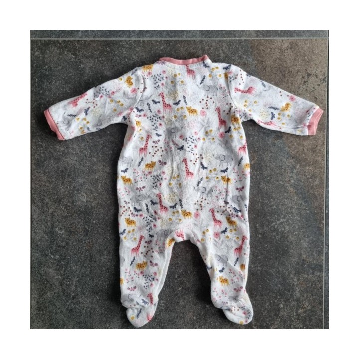 La Solderie suisse - Pyjama blanc animaux C&A taille 68