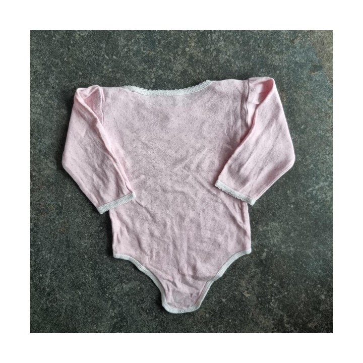 La Solderie suisse - Body rose dentelle Zybaby