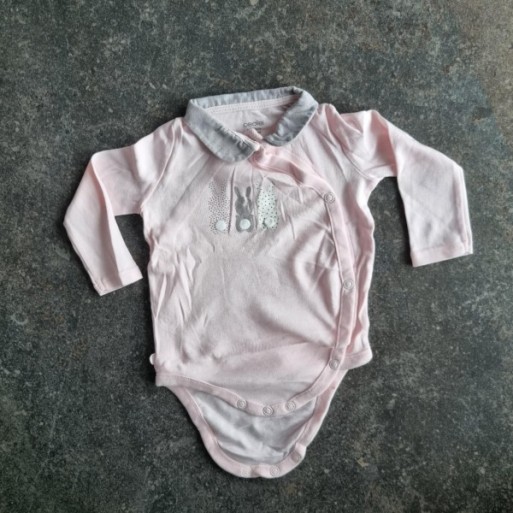 La Solderie suisse - Body rose lapins Obaïbi La Solderie suisse - Body rose lapins Obaïbi