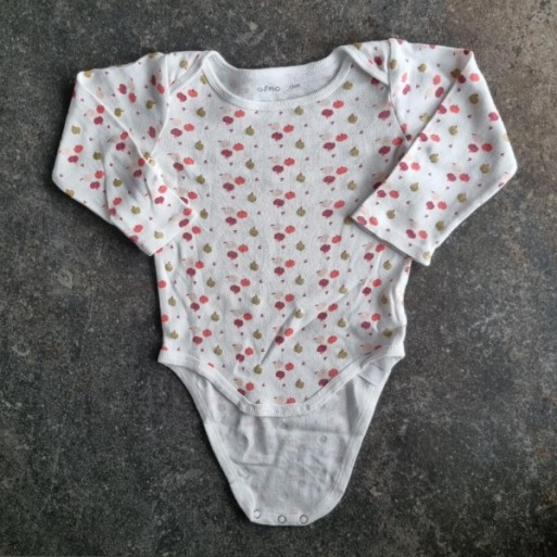 La Solderie suisse - Body blanc pommes Gemo La Solderie suisse - Body blanc pommes Gemo