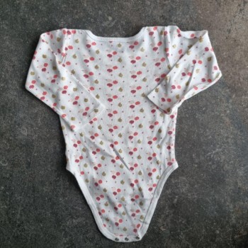La Solderie suisse - Body blanc pommes Gemo